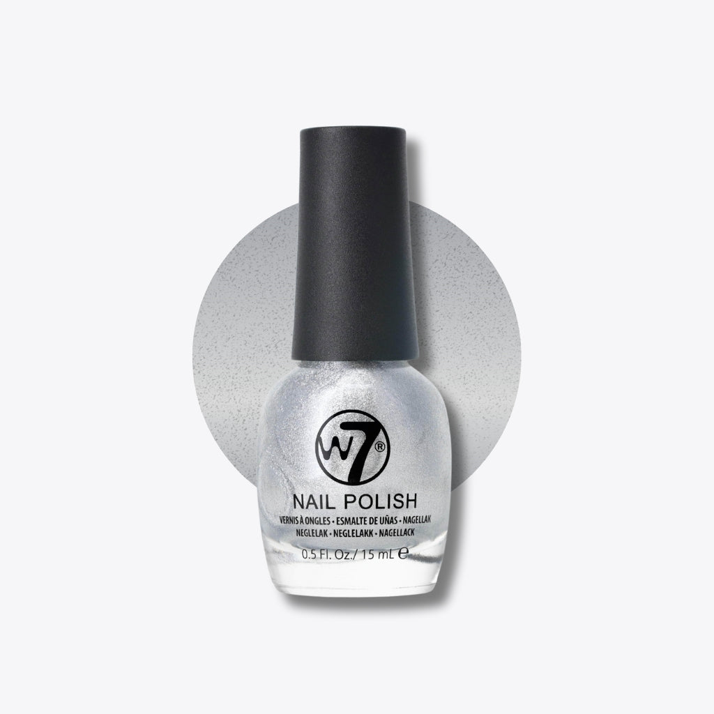 W7 Cosmetics Nail Polish Silver 15ml