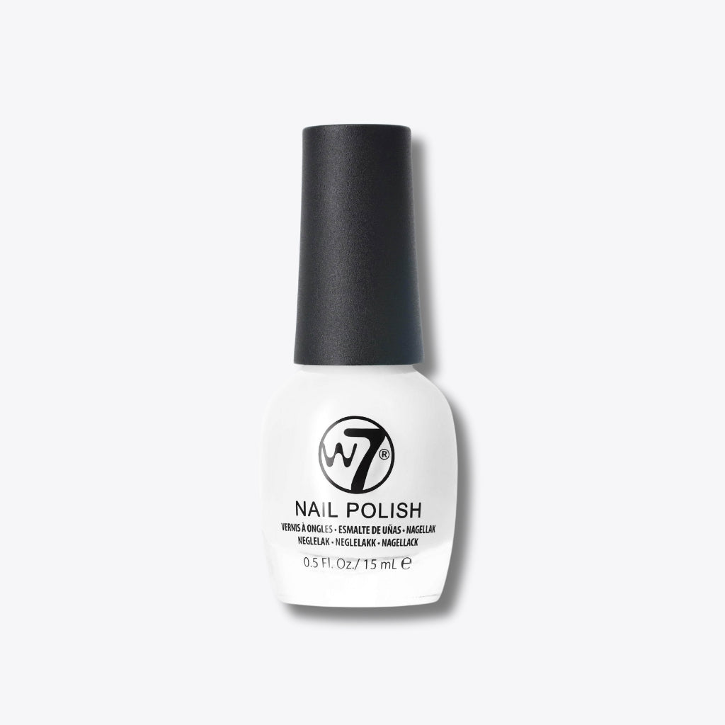W7 Cosmetics Nail Polish White 15ml