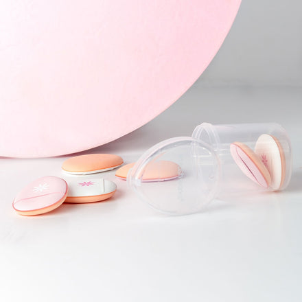 Brushworks Mini Pillow Puffs - 6 Pack