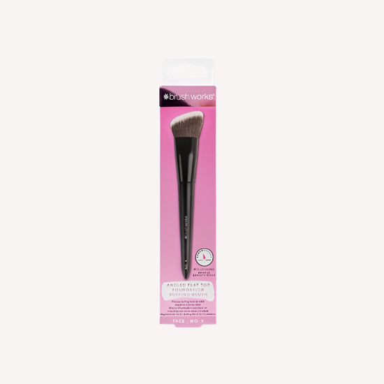 Brushworks No. 9 Angled Flat Top Foundation Buffing Brush