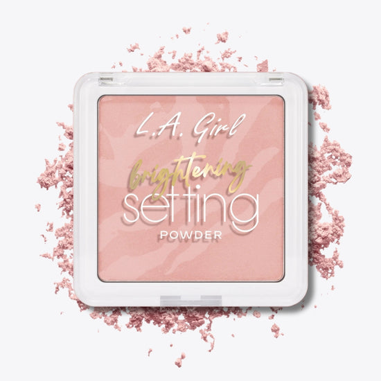 La Girl Brightening Setting Powder Pink