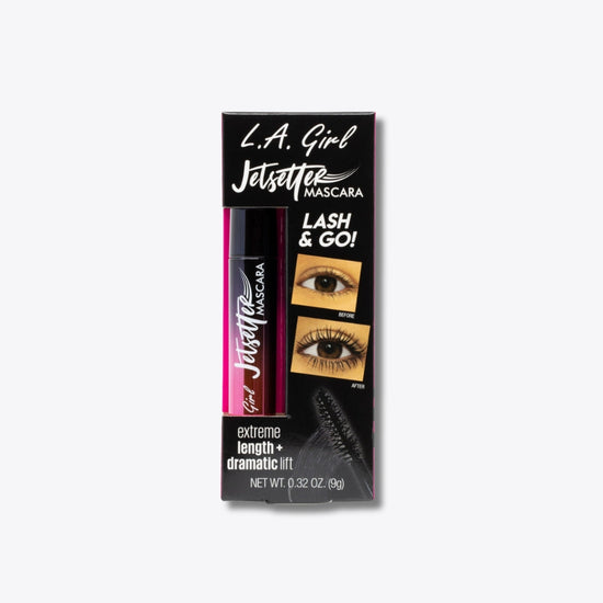 La Girl Jetsetter Lash & Go Black Mascara