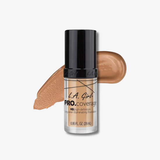 La Girl Pro Coverage HD Long Wear Illuminating Foundation Natural