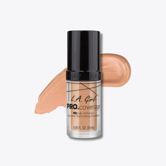 La Girl Pro Coverage HD Long Wear Illuminating Foundation Porcelain