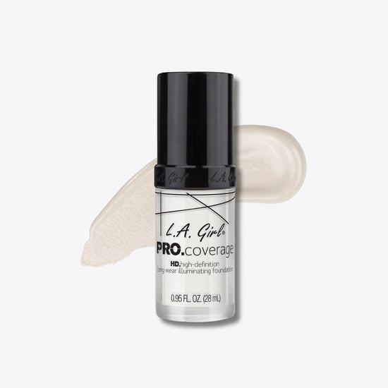 La Girl Pro Coverage HD Long Wear Illuminating Foundation White Lightener