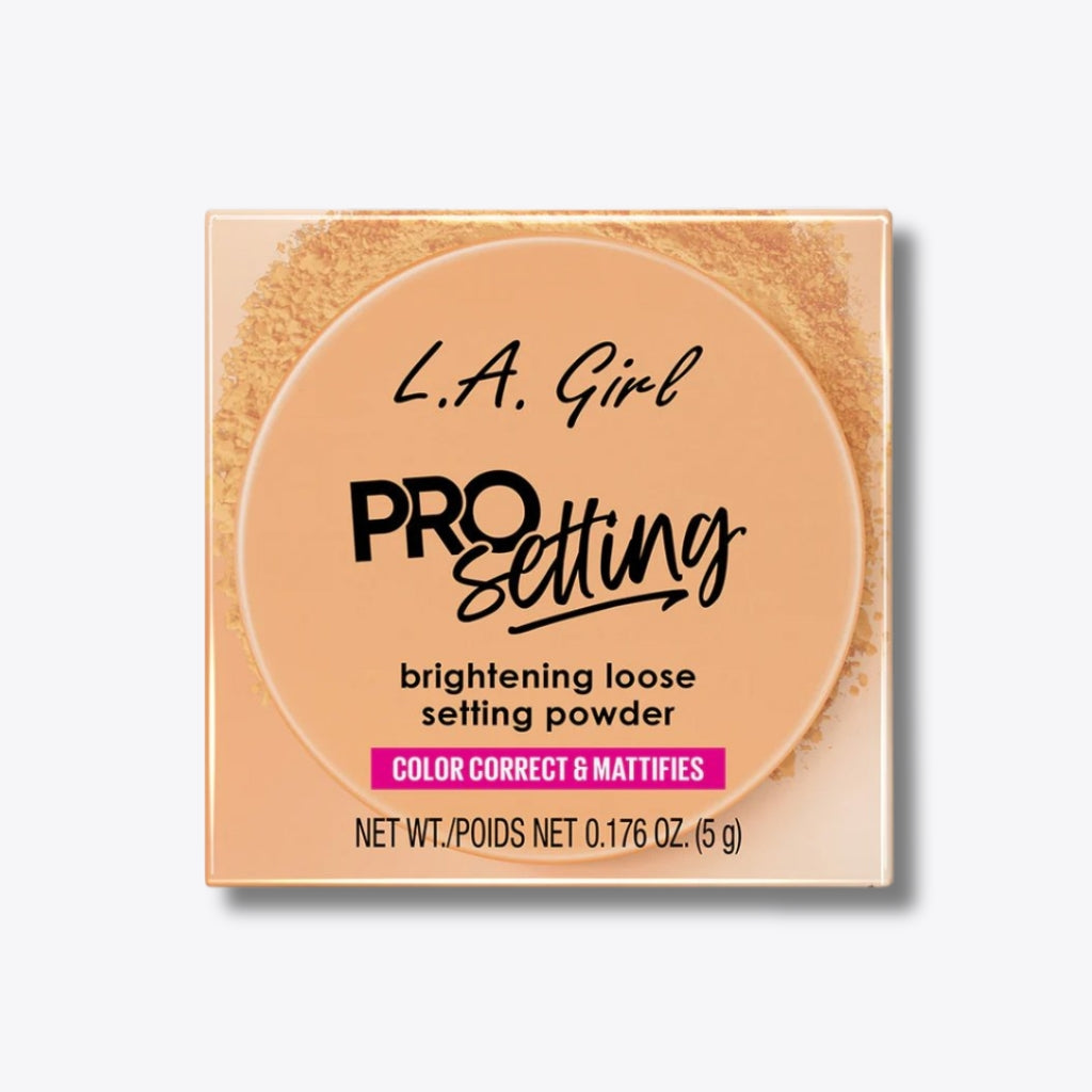 La Girl Pro Setting Brightening Loose Setting Powder Yellow
