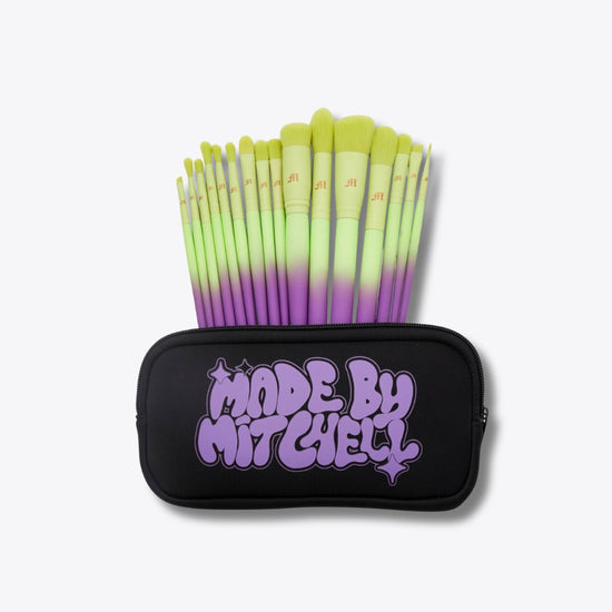 Made By Mitchell 16 Piece Ombre Brush Set & Pouch Dairy Queen