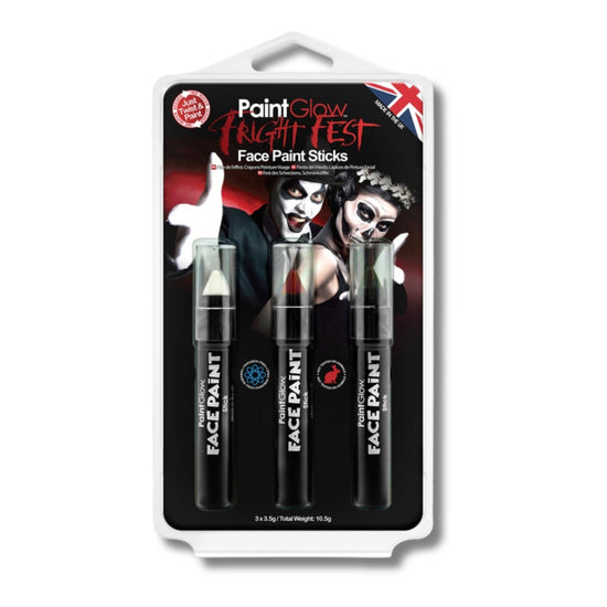 PaintGlow Fright Fest Face Paint Crayon Gift set