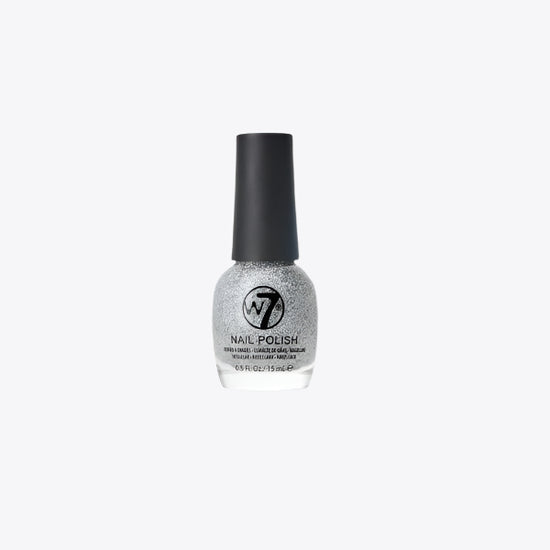 W7 Glitter Nail Polish-Platinum Holo
