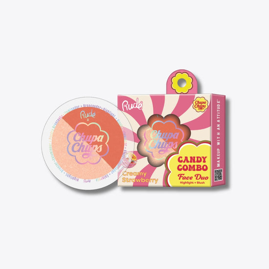 Rude Cosmetics Chupa Chups Candy Combo Face Duo Creamy Strawberry