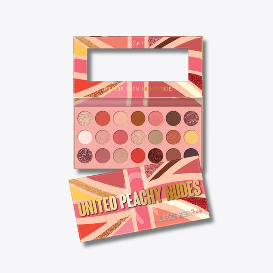 Rude Cosmetics United Peachy Nudes - 21 Pressed Pigment & Shadows Palette