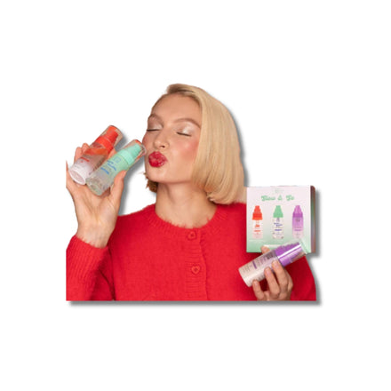 Glow & Go Set Mini Make-up Setting Mist Travel Trio