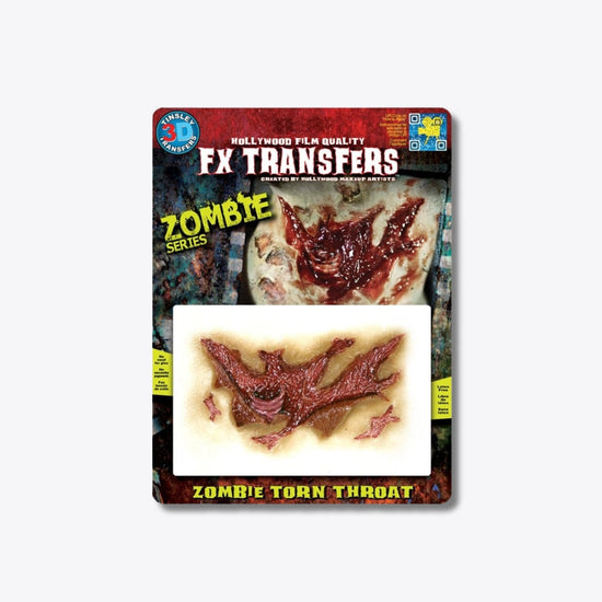 Tinsley Transfers Zombie Torn Throat 3D FX Transfer
