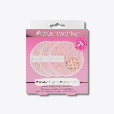 Brushworks Reusable Makeup Remover Pads - 3 Pack