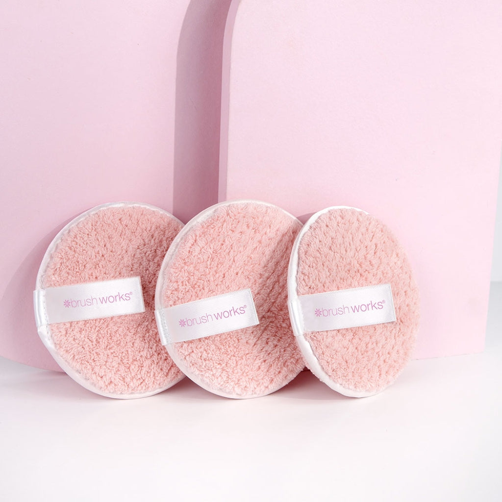 Brushworks Reusable Makeup Remover Pads - 3 Pack