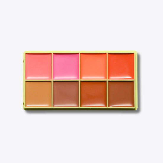 Made By Mitchell Curve Case Cream Blusher & Bronzer Palette Light