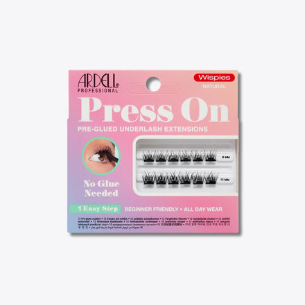 Ardell Press On Pre-Glued Underlash Extensions - Wispies Natural 12pcs