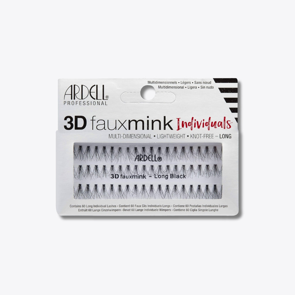Ardell 3D Faux Mink Individual Eyelashes – Long Length