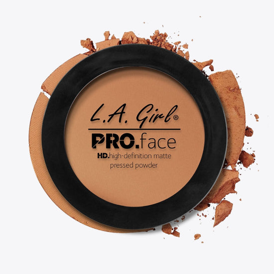 La Girl Pro Face Matte Pressed Powder Toffee