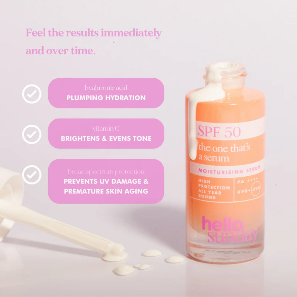 Hello Sunday The One That's A Serum SPF50 30ml