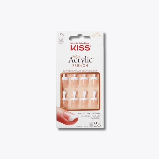 KISS Salon Acrylic French Nails - Power Play