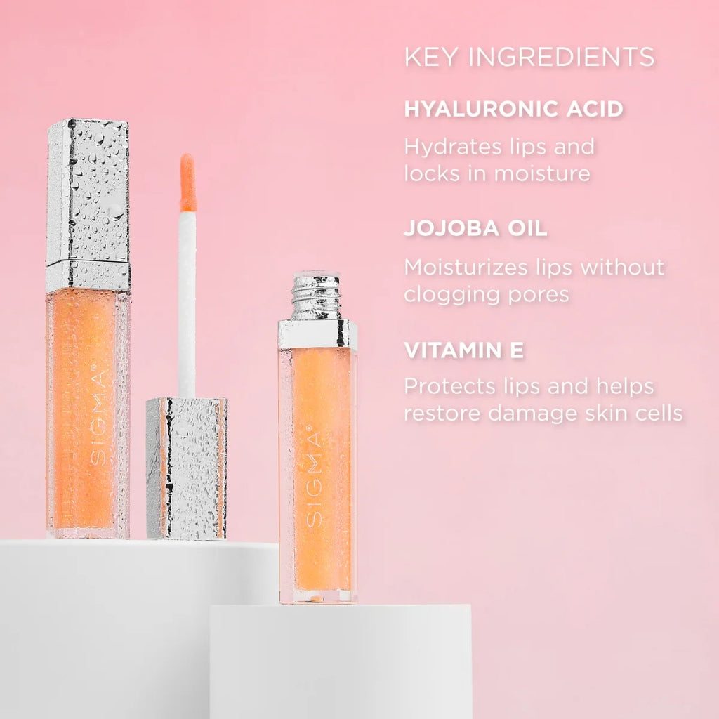 Sigma Beauty Glazed Hydrating Lip Gloss