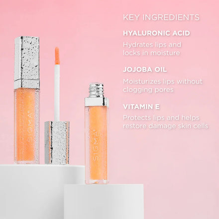 Sigma Beauty Glazed Hydrating Lip Gloss