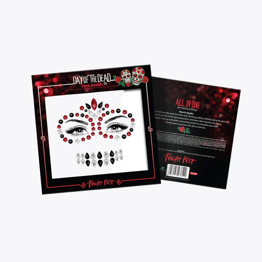 PaintGlow Fright Fest Day of The Dead Face Jewels