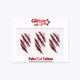 PaintGlow Fright Fest Tattoo Sticker Fake Cut
