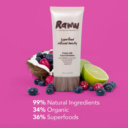 Raww  Polish-Me Face Exfoliator-100ml