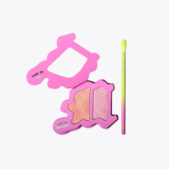 Made By Mitchell Blursh Press'd Duo Highlighter Palette & Brush