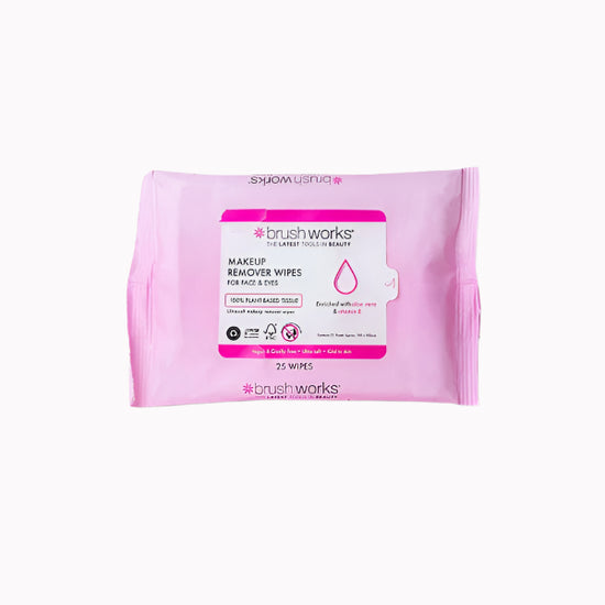 Brushworks Makeup Remover Wipes - 25 Sheets