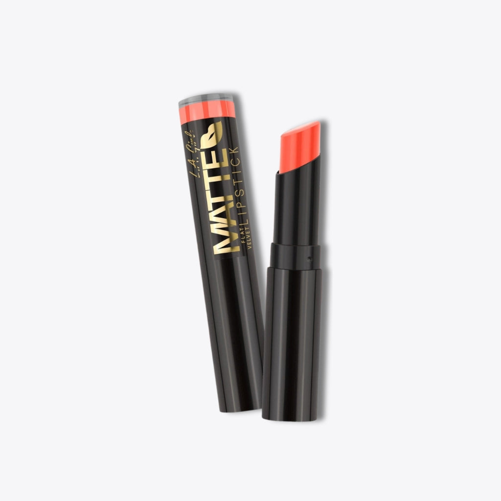 La Girl Matte Flat Velvet Lipstick Sunset Chic