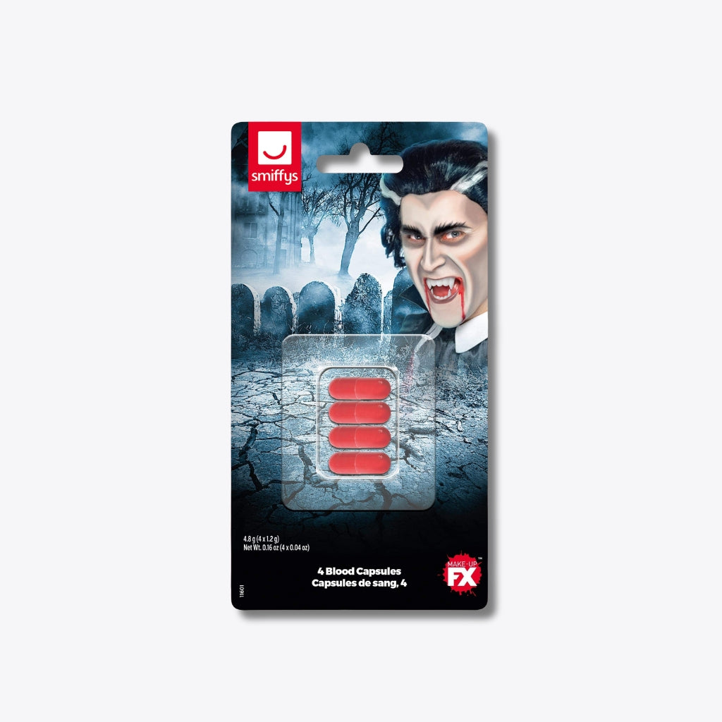 Smiffys Make-Up FX Fake Blood Capsules