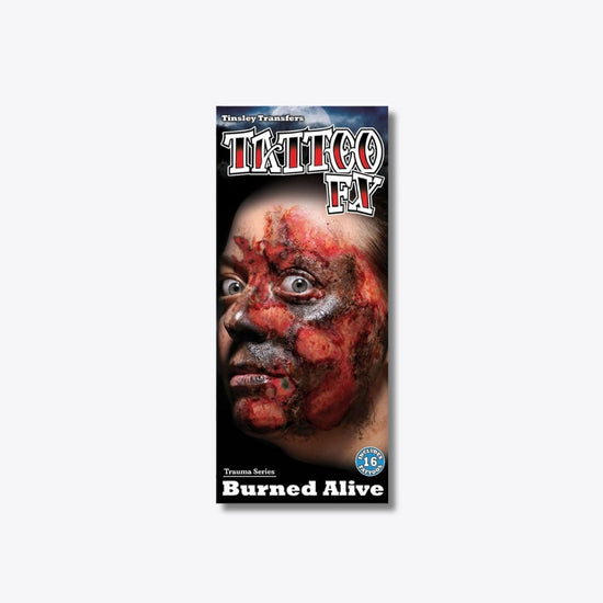 Tinsley Transfers Burned Alive Temporary Tattoos